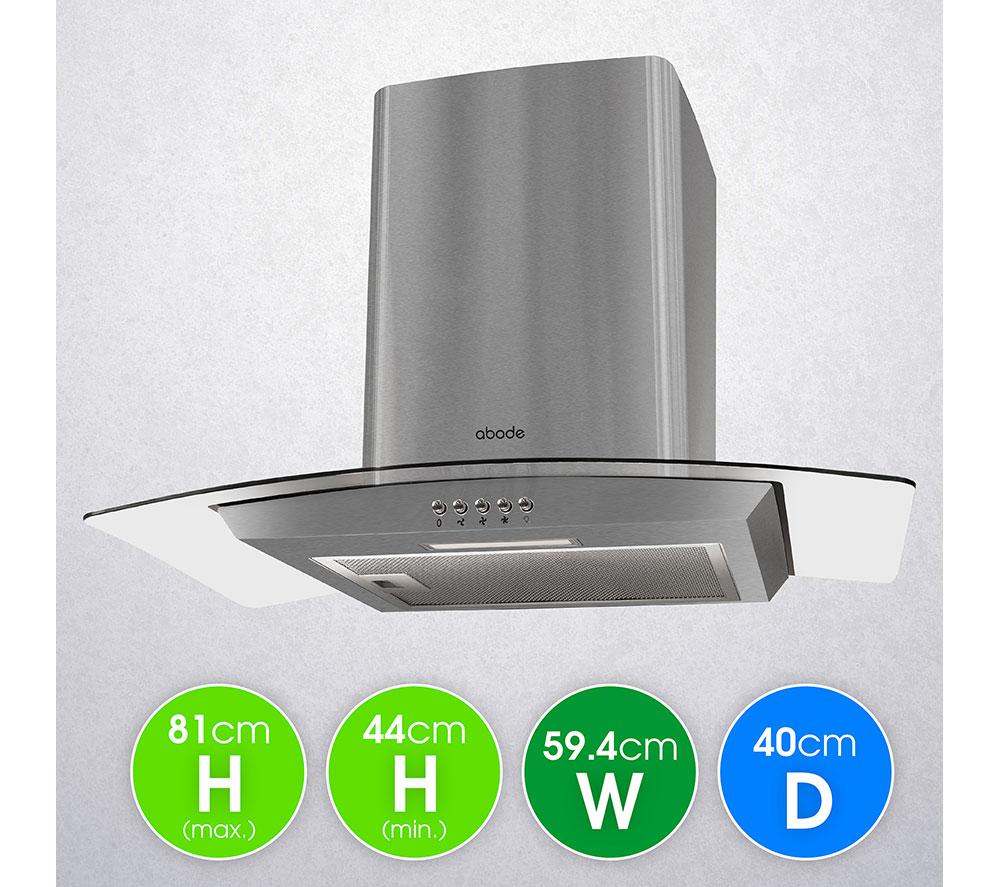 ABODE AGCH6031SS Chimney Cooker Hood - Stainless Steel image number 9 of 10