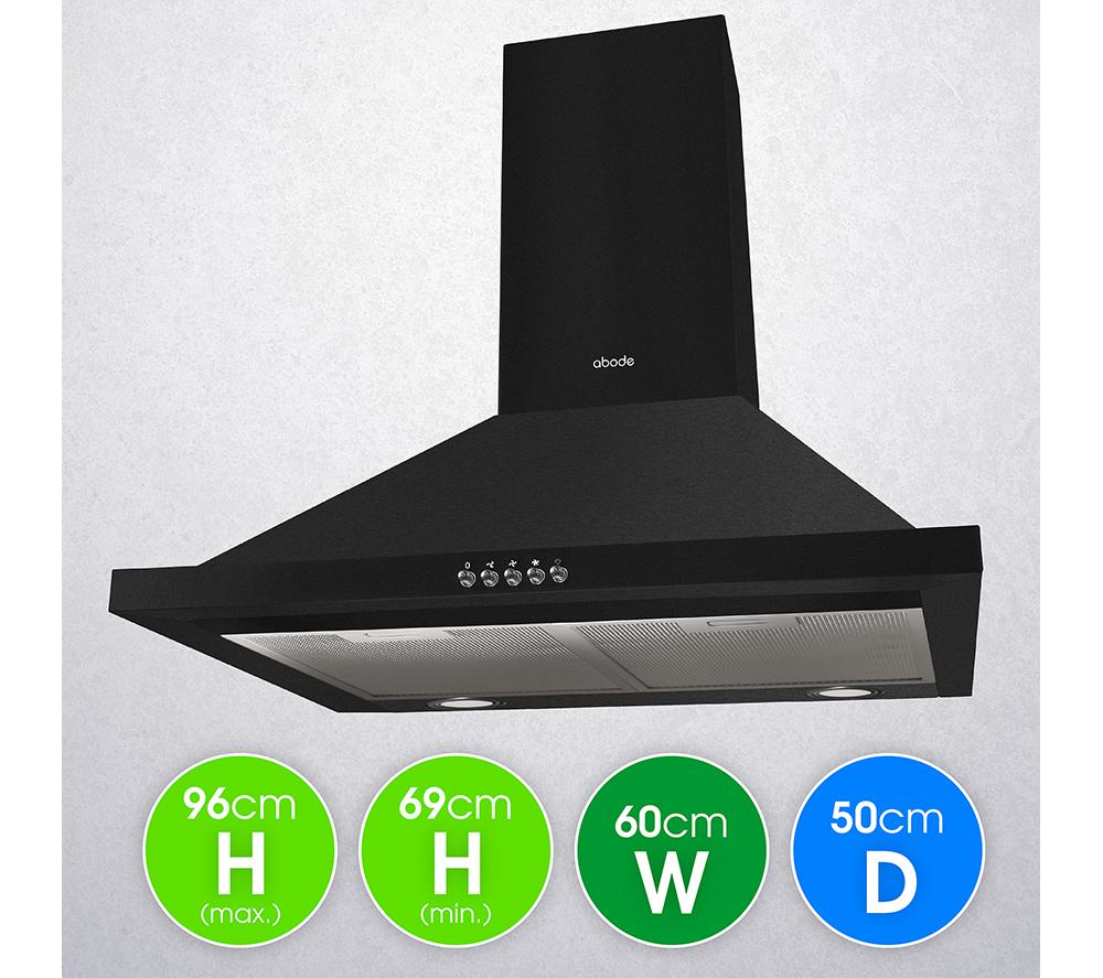 ABODE ASCH6031B Chimney Cooker Hood - Black image number 4 of 10