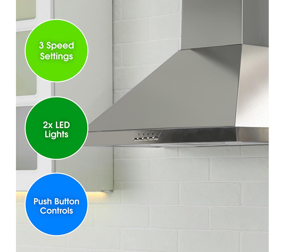 ABODE ASCH6031SS Chimney Cooker Hood - Stainless Steel image number 3 of 10