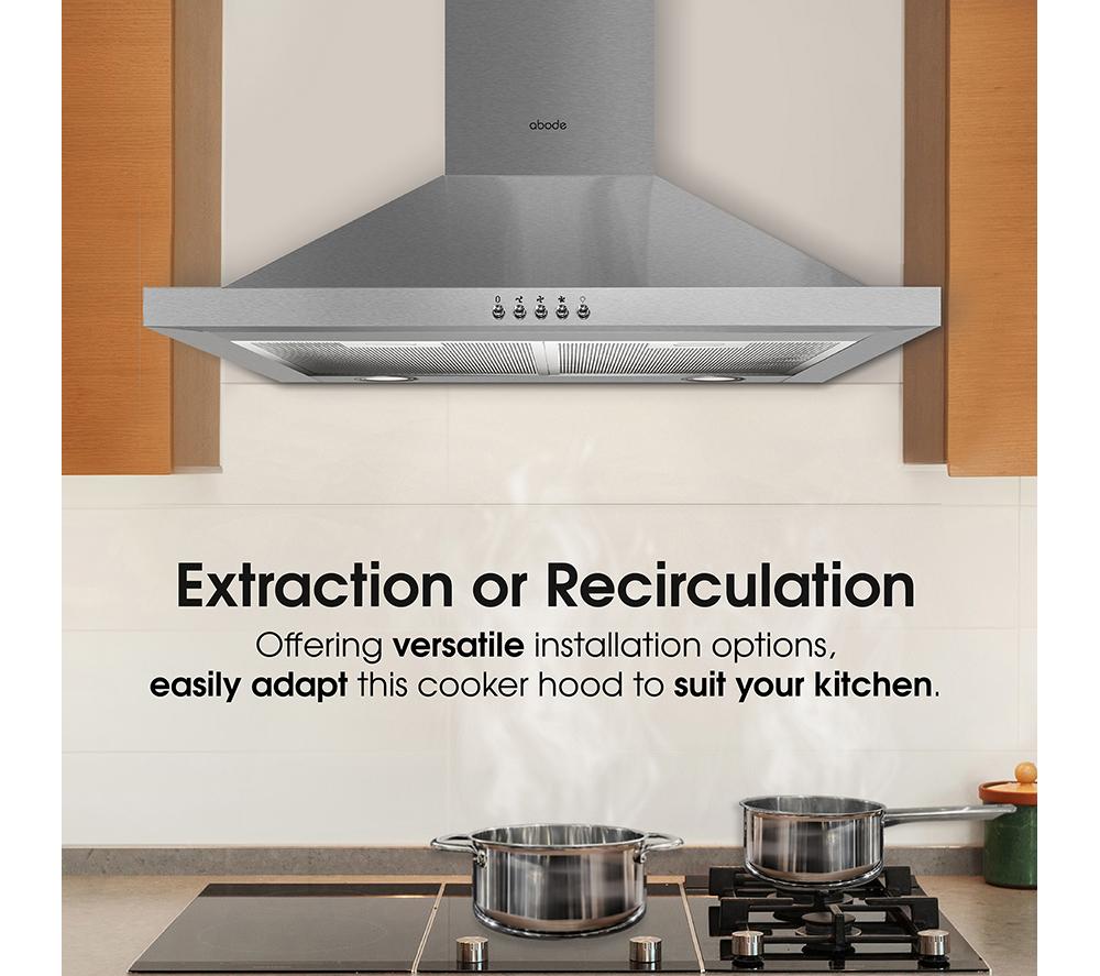 ABODE ASCH6031SS Chimney Cooker Hood - Stainless Steel image number 6 of 10