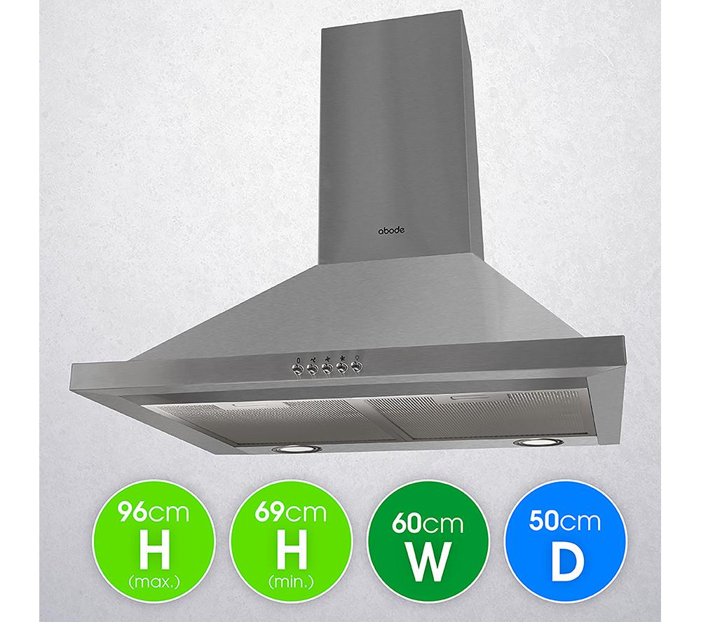 ABODE ASCH6031SS Chimney Cooker Hood - Stainless Steel image number 10 of 10