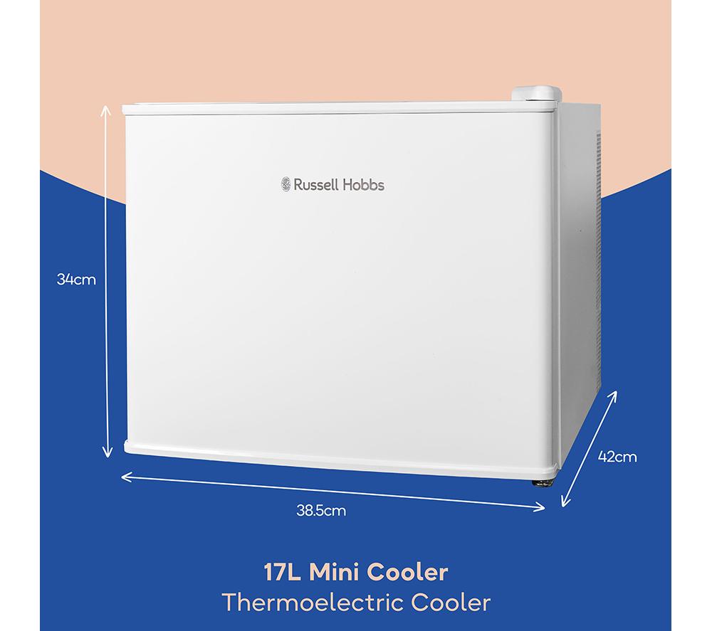 RUSSELL HOBBS RH17CLR1001 Mini Cooler - White image number 6 of 6
