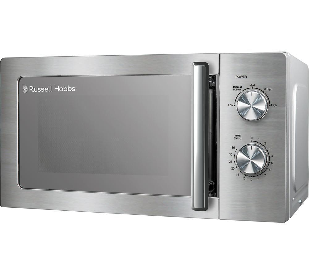 RUSSELL HOBBS RHMM827SS Compact Solo Microwave - Silver image number 2 of 8