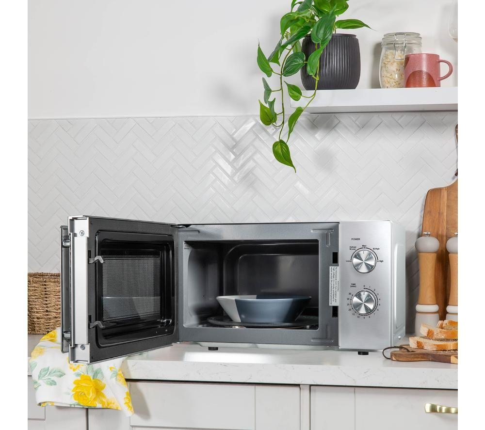 RUSSELL HOBBS RHMM827SS Compact Solo Microwave - Silver image number 6 of 8