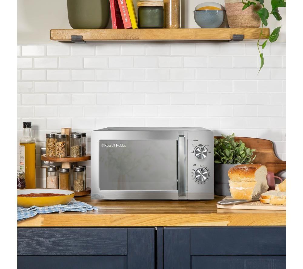 RUSSELL HOBBS RHMM827SS Compact Solo Microwave - Silver image number 7 of 8