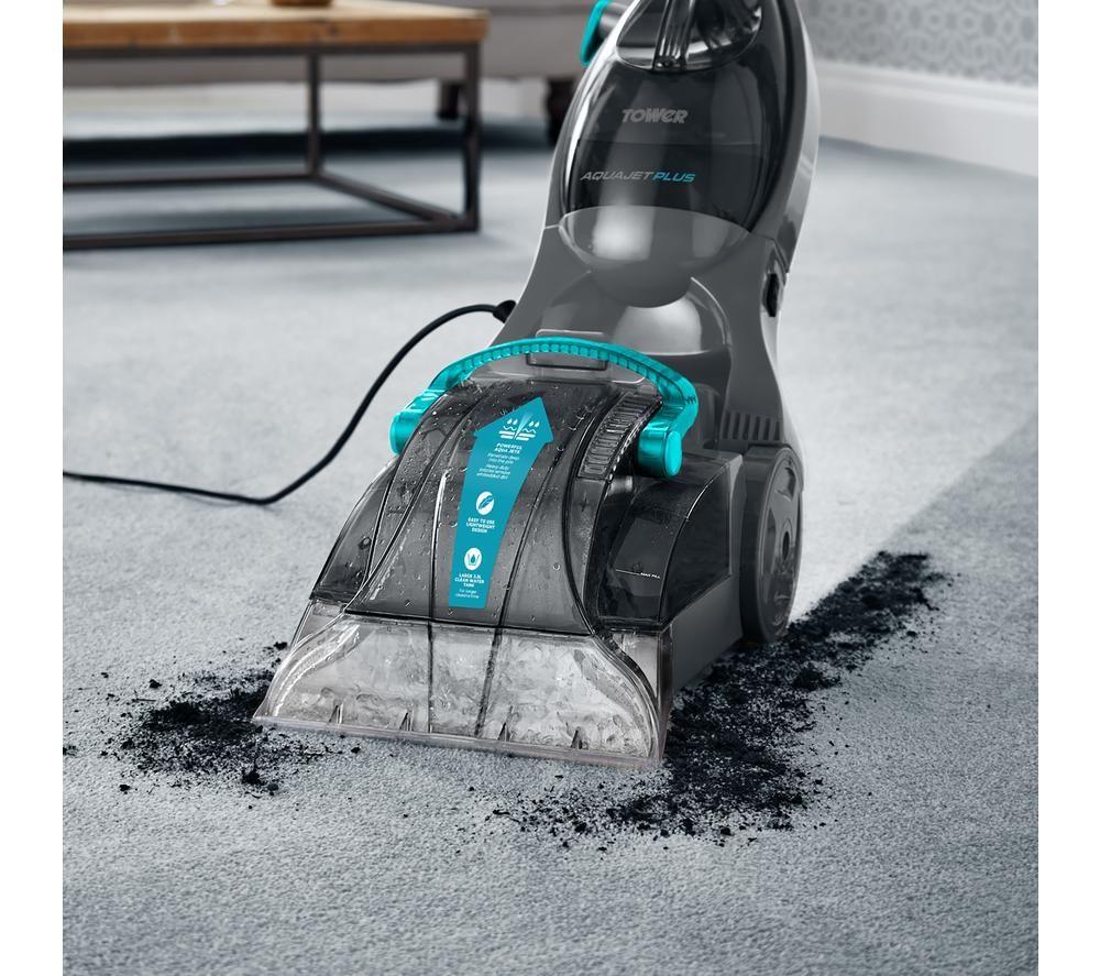 TOWER Aquajetplus T548002 Upright Carpet Cleaner - Blue & Grey image number 8 of 14