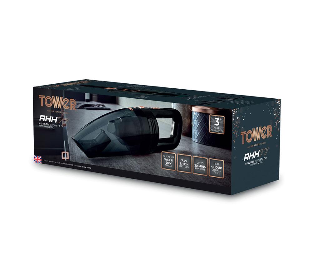TOWER T127000BLG Handheld Vacuum Cleaner - Black & Rose Gold image number 8 of 9