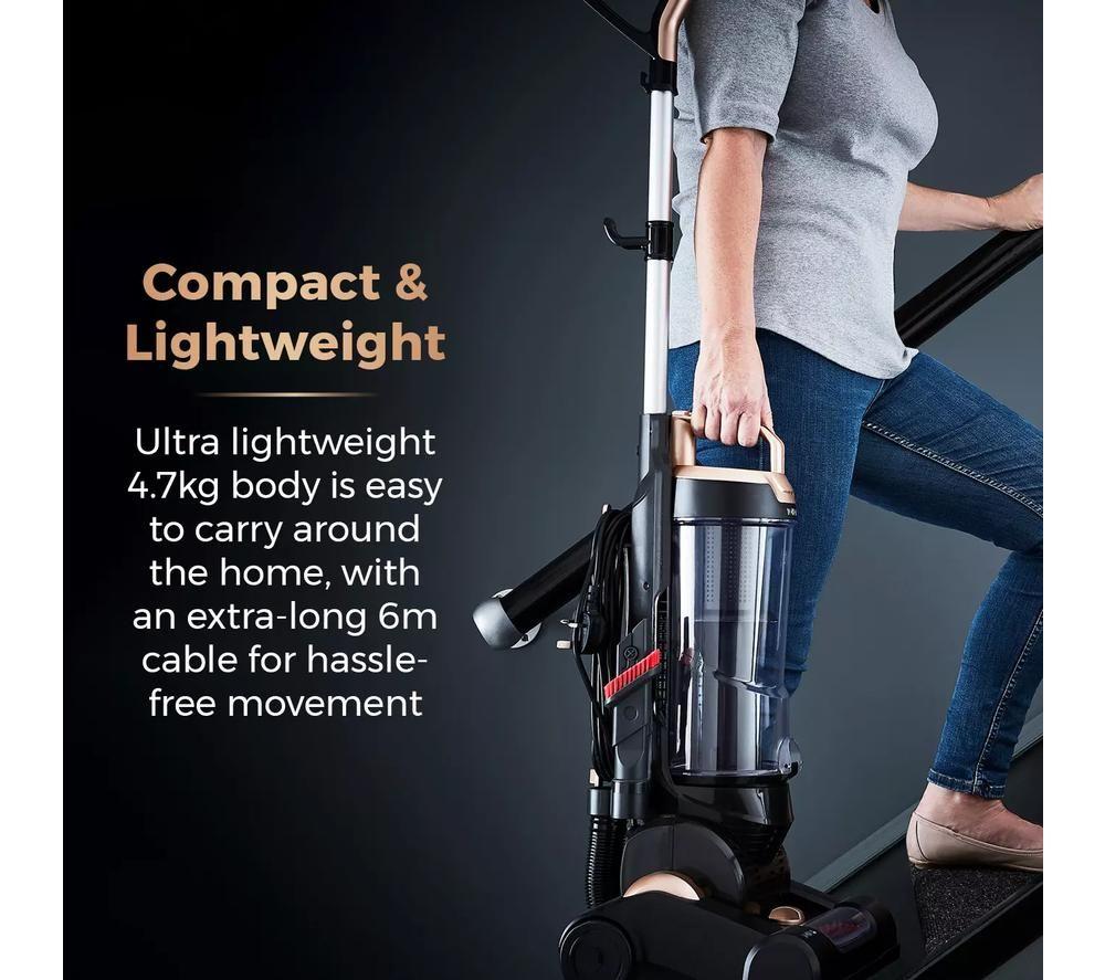 TOWER RXP30PET Upright Bagless Vacuum Cleaner - Black & Rose Gold image number 7 of 8