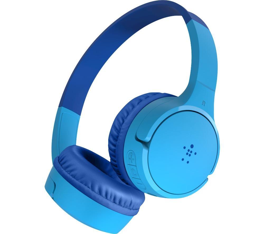 BELKIN SoundForm Mini AUD004BTBL Kids Headphones - Blue image number 2 of 9