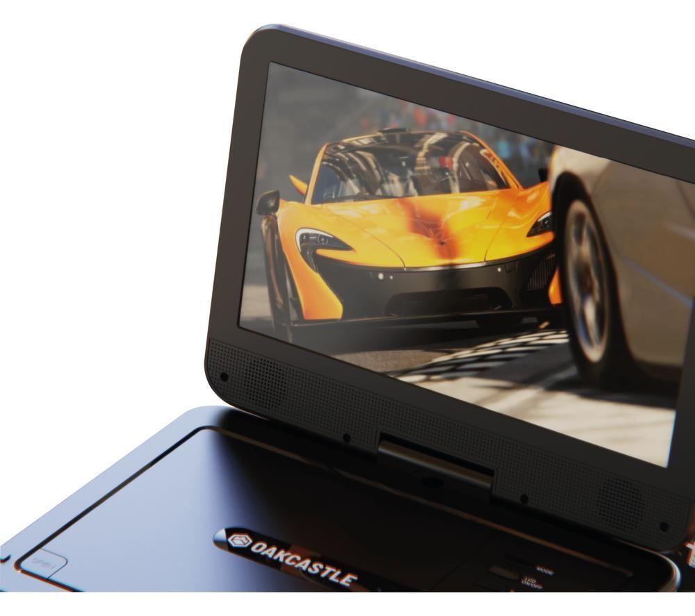OAKCASTLE DVD120 Portable DVD Player - Black image number 6 of 10