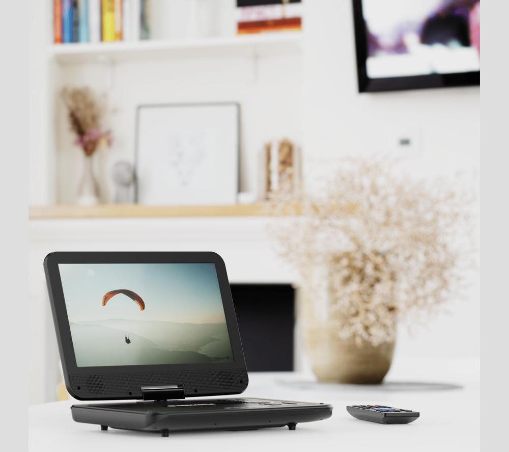 OAKCASTLE DVD120 Portable DVD Player - Black image number 10 of 10