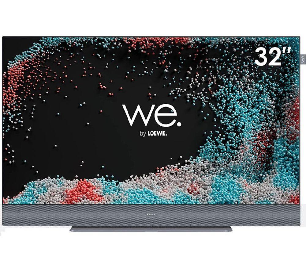 32 LOEWE WE. SEE  Smart Full HD HDR LED TV with Built-in Dolby Atmos Soundbar - Grey, Silver/Grey