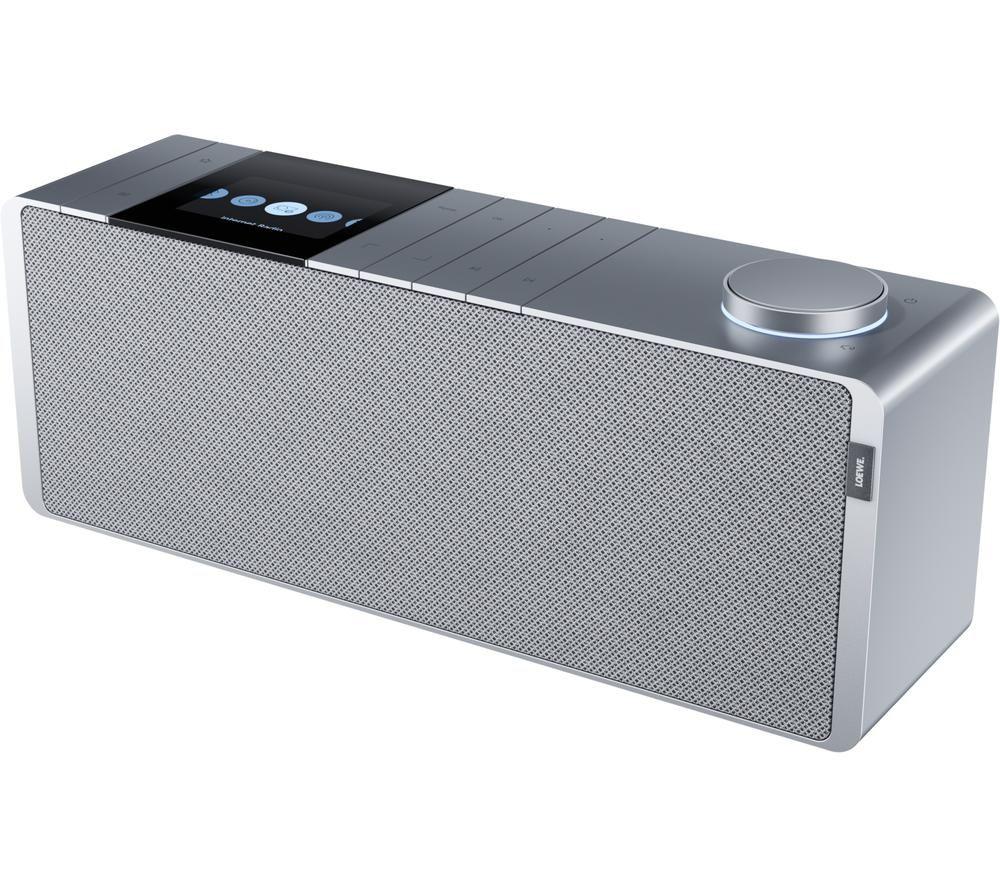 Loewe Klang S1 DAB+/FM Smart Bluetooth Radio - Light Grey, Silver/Grey