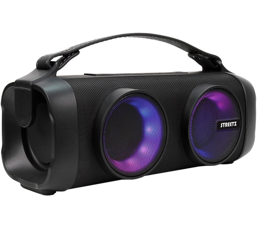 STREETZ B-100 Boombox Bluetooth Speaker - Black image number 2 of 9