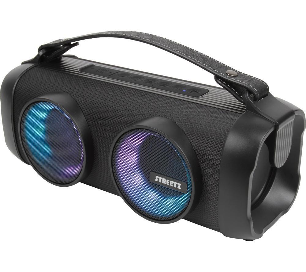 STREETZ B-100 Boombox Bluetooth Speaker - Black image number 3 of 9