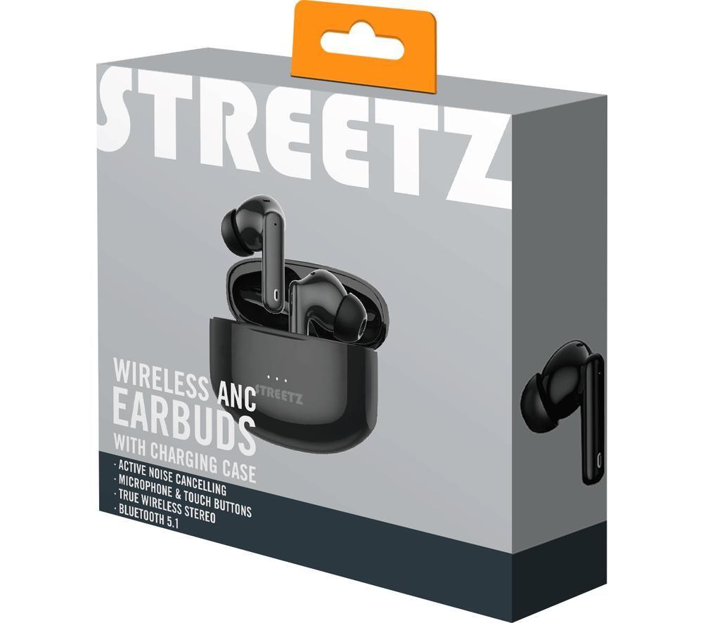 STREETZ T500 TWS-116 Wireless Bluetooth Noise Cancelling Earbuds image number 7 of 8