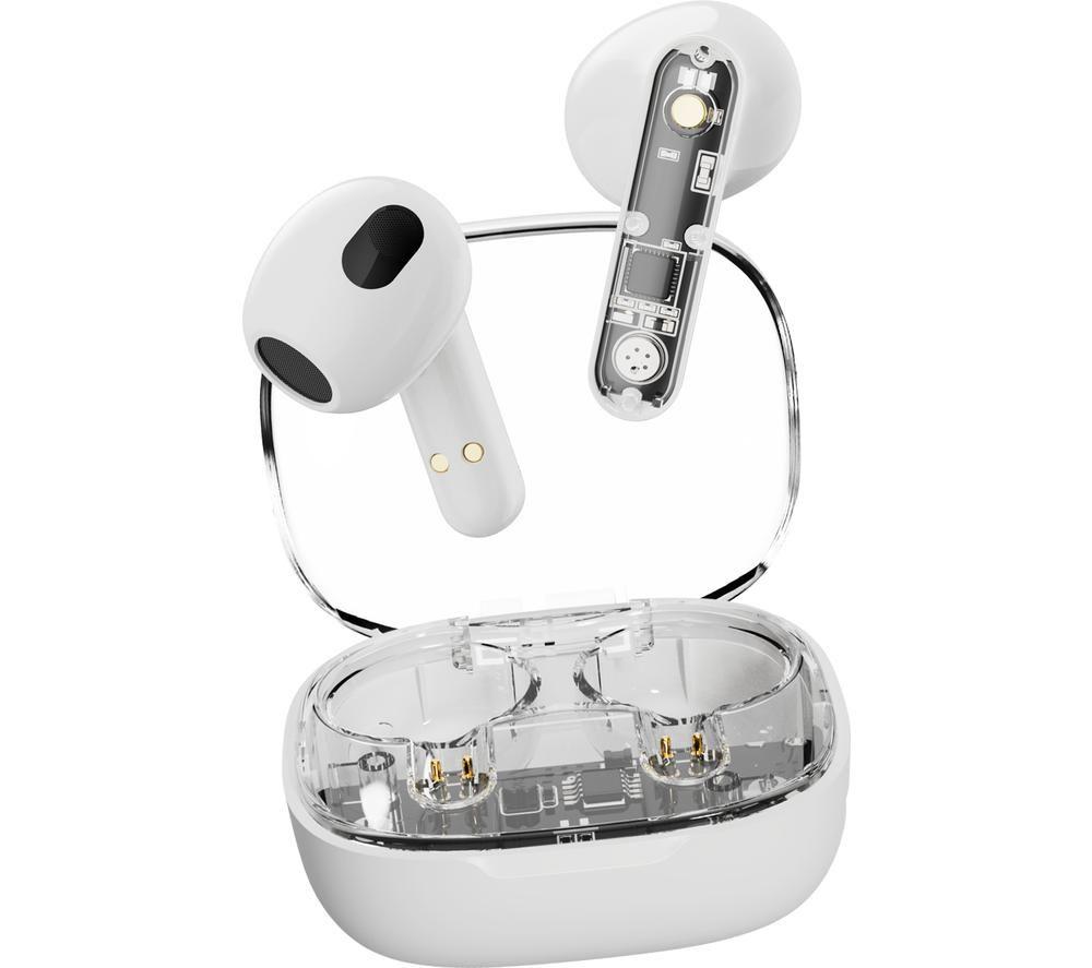 STREETZ T150 Wireless Bluetooth Earbuds - White image number 7 of 11