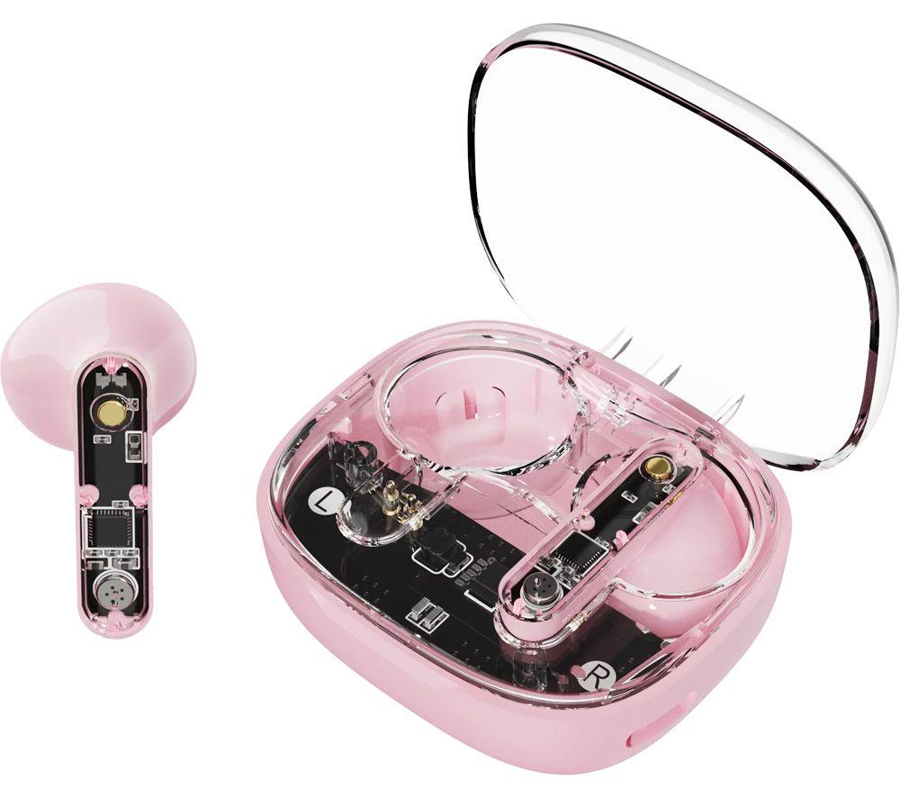 STREETZ T150 Wireless Bluetooth Earbuds - Pink image number 4 of 11