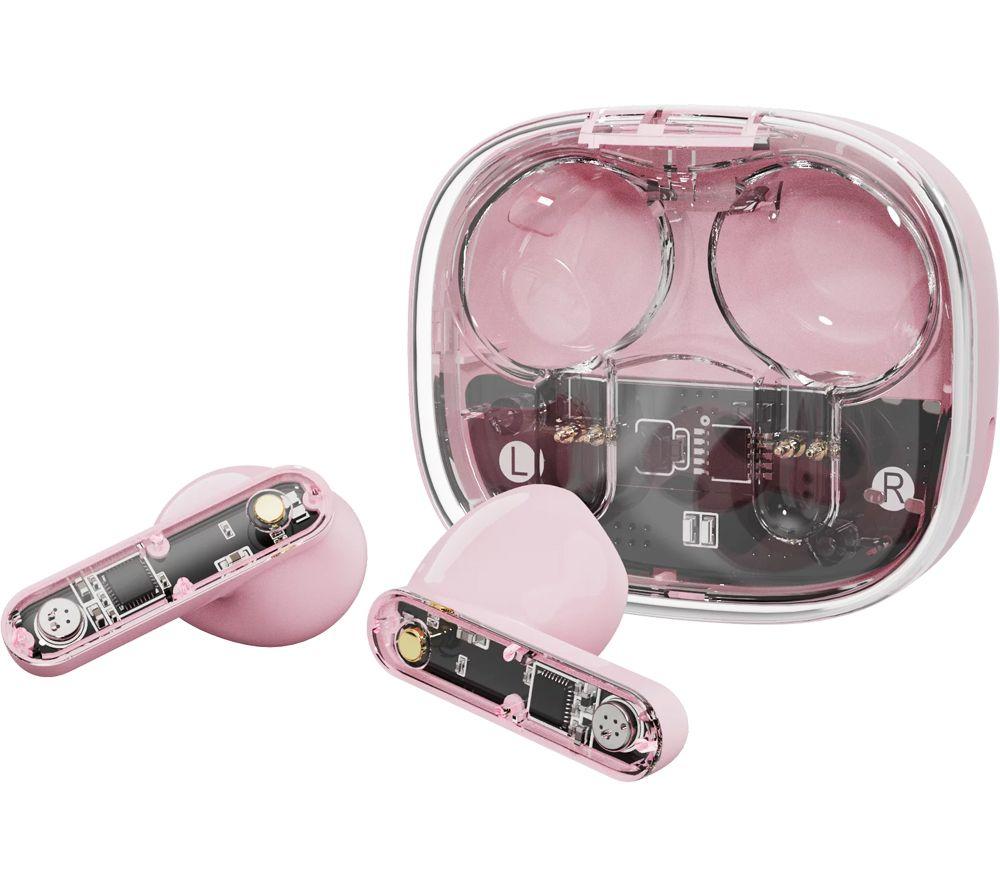 STREETZ T150 Wireless Bluetooth Earbuds - Pink image number 6 of 11