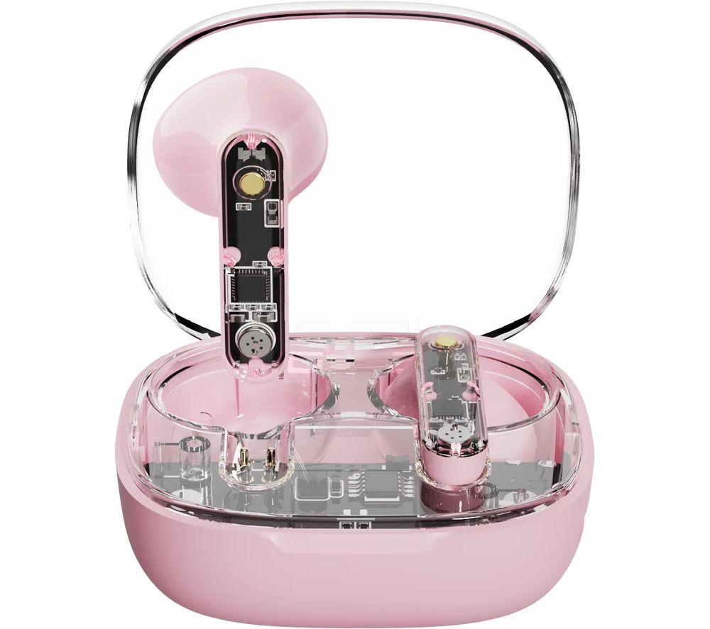 STREETZ T150 Wireless Bluetooth Earbuds - Pink image number 7 of 11