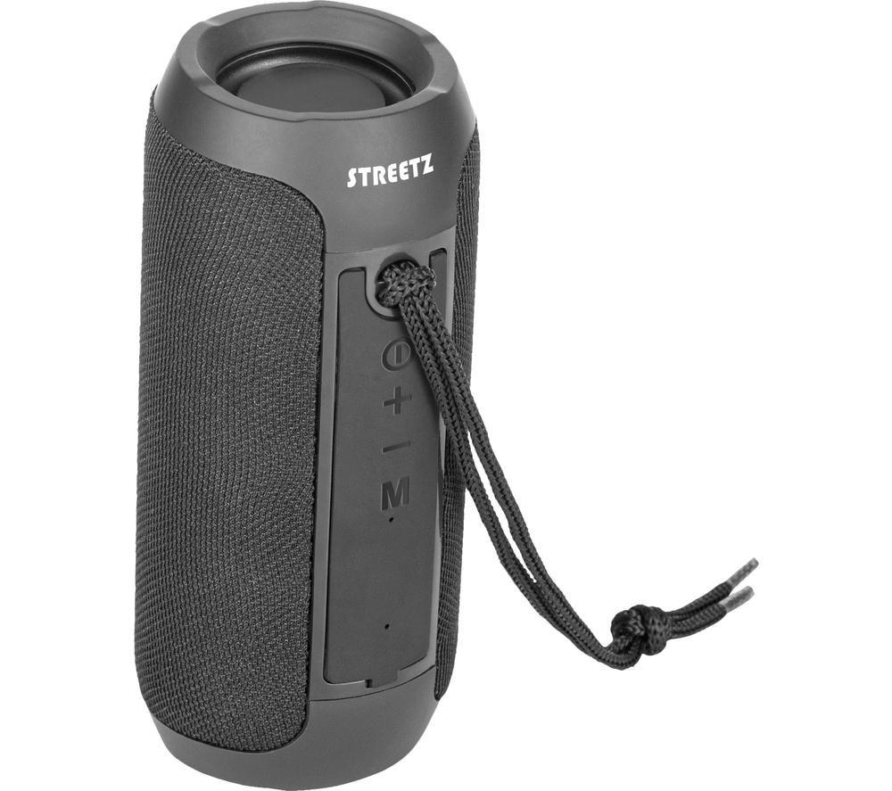 STREETZ S250 Portable Bluetooth Speaker - Black image number 2 of 10