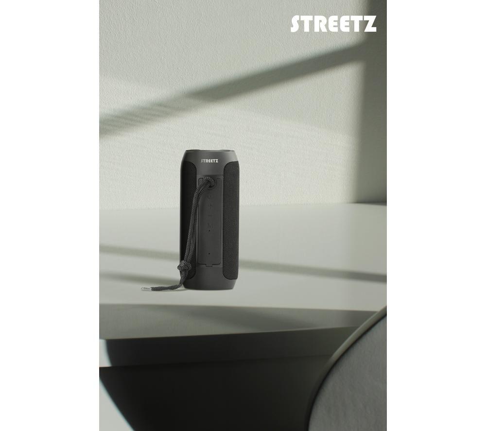 STREETZ S250 Portable Bluetooth Speaker - Black image number 9 of 10