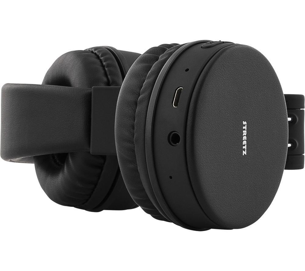 STREETZ HL-BT400 Wireless Bluetooth Headphones - Black image number 4 of 6