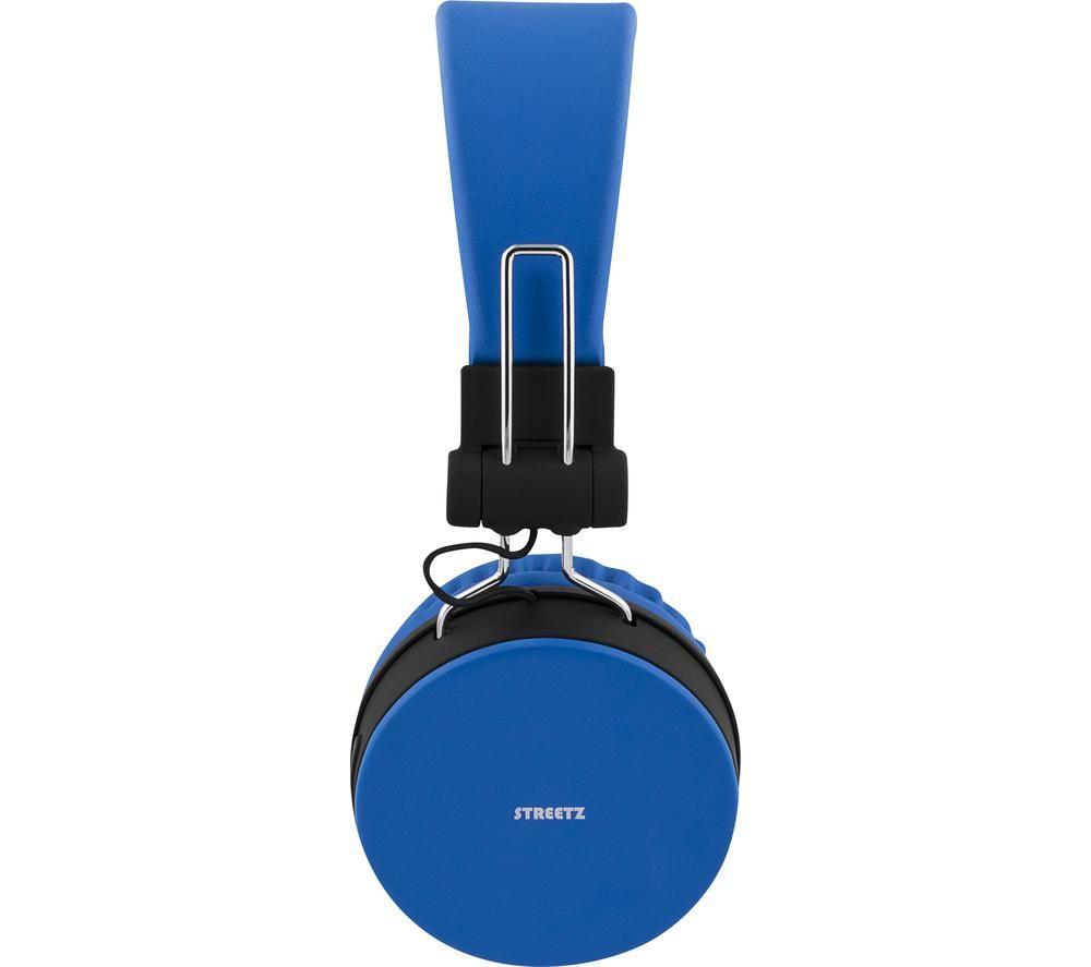 STREETZ HL-BT401 Wireless Bluetooth Headphones - Blue image number 4 of 6