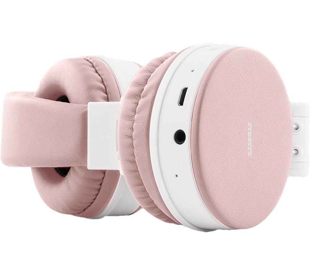 STREETZ HL-BT402 Wireless Bluetooth Headphones - Pink image number 4 of 6