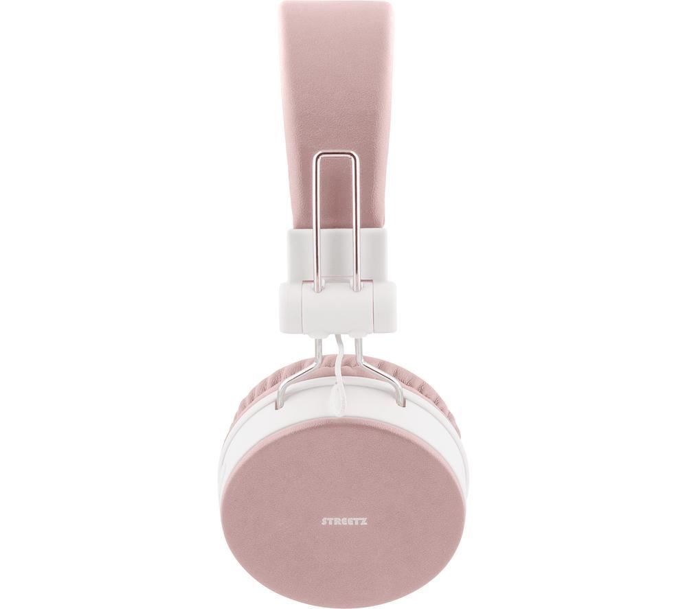 STREETZ HL-BT402 Wireless Bluetooth Headphones - Pink image number 5 of 6