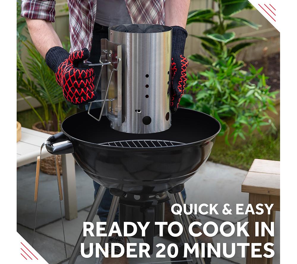 GEORGE FOREMAN Quick-Fire Chimney BBQ Starter - 19 cm image number 2 of 6