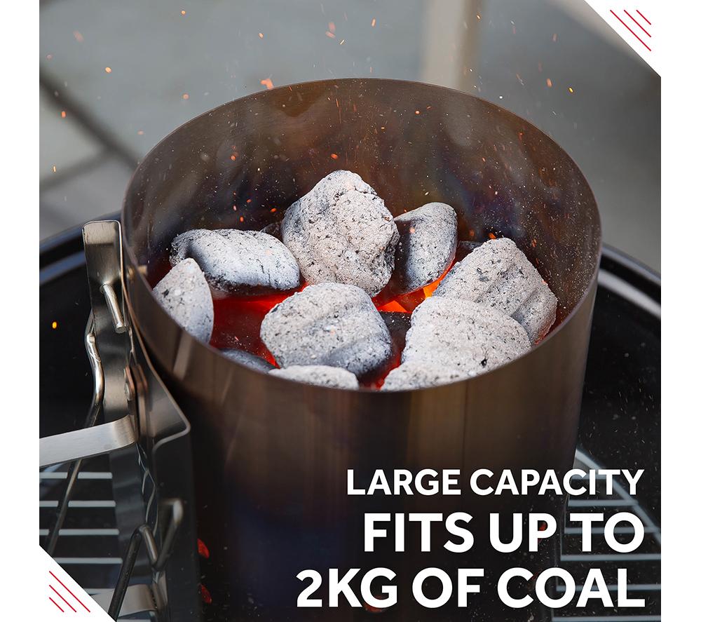 GEORGE FOREMAN Quick-Fire Chimney BBQ Starter - 19 cm image number 3 of 6