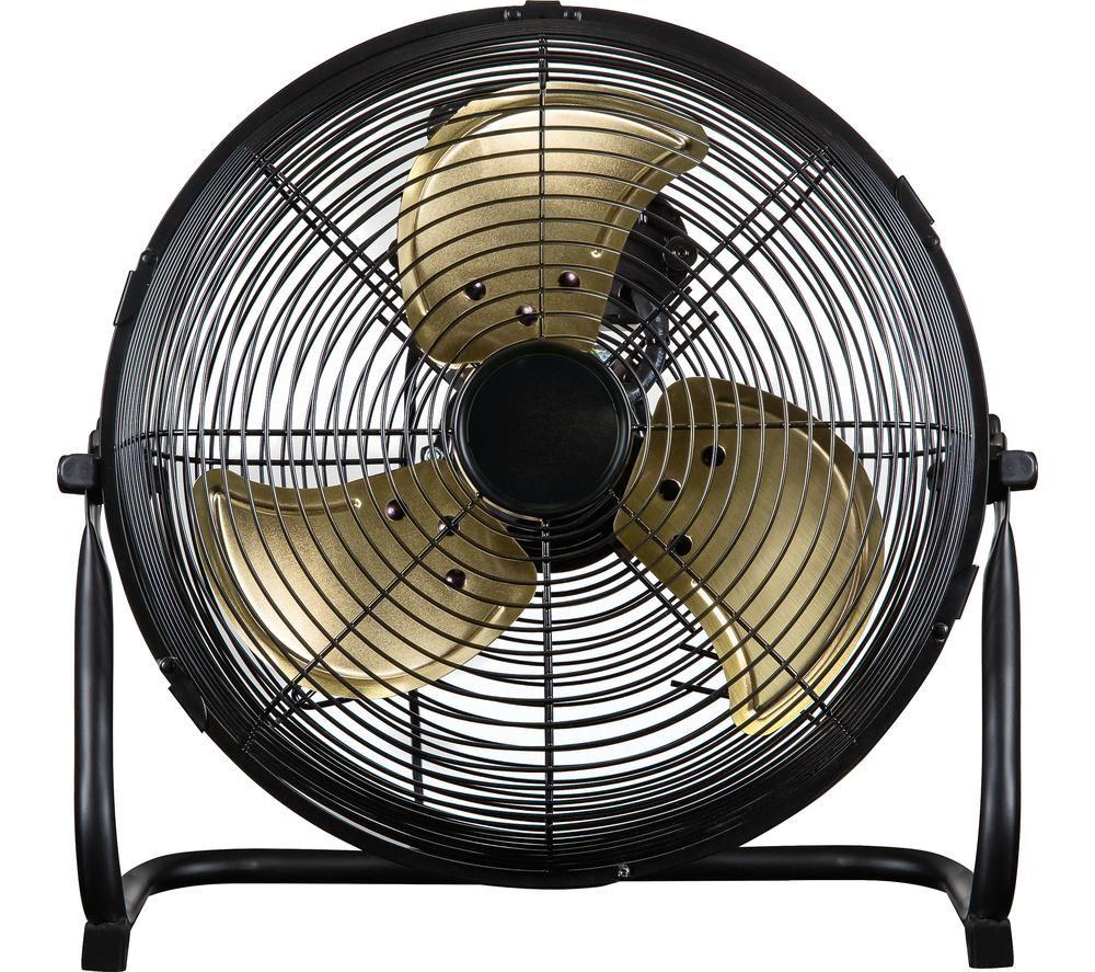 RUSSELL HOBBS RHGF1221BG 12" Turbo Fan - Gold & Black