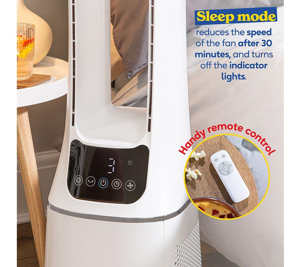 RUSSELL HOBBS RHBLDL12 Bladeless Tower Fan - White image number 3 of 7