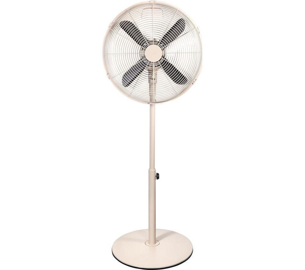 RUSSELL HOBBS RHMPF1601GR 16" Pedestal Fan - Greige & Black, Cream,Black