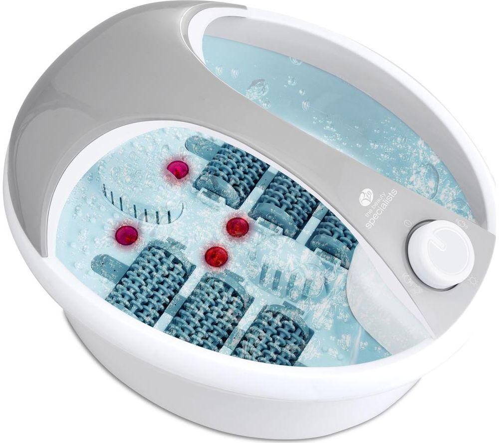 RIO Deluxe Foot Spa Bath & Massager with Essential Oils, White