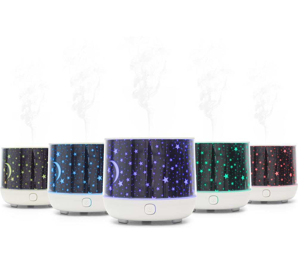 RIO Dream Time Portable Aroma Diffuser, Humidifier & Night Light - White image number 5 of 7