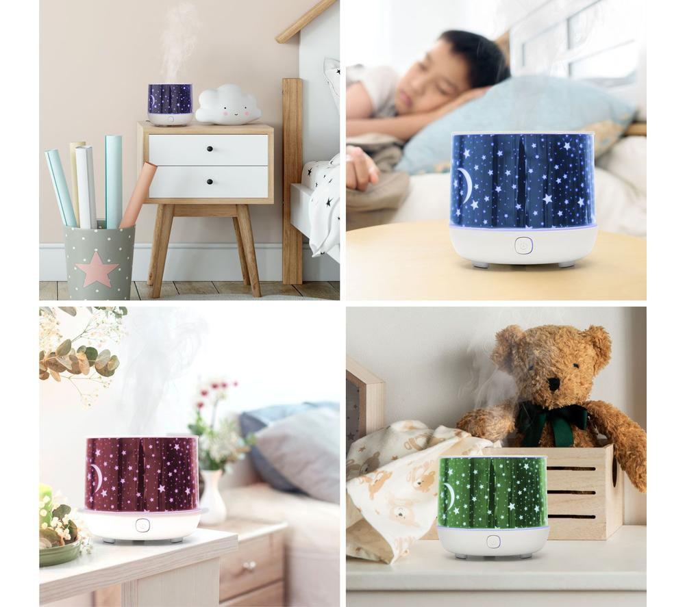 RIO Dream Time Portable Aroma Diffuser, Humidifier & Night Light - White image number 7 of 7