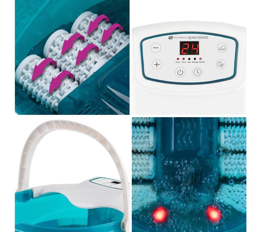 RIO Motorised Roller Foot Spa and Massager - Blue image number 4 of 6