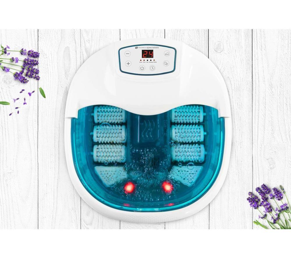 RIO Motorised Roller Foot Spa and Massager - Blue image number 6 of 6