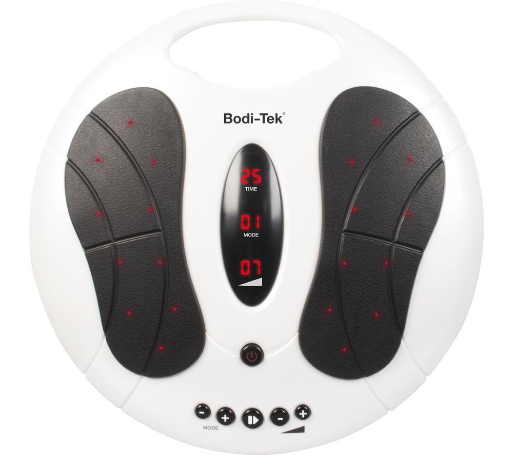 BODI-TEK Circulation Plus Active BT-CRBO3 Foot Massager - White & Black, White,Black