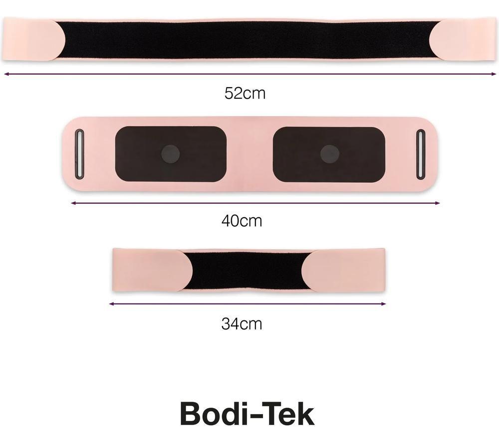 BODI-TEK BT-ABST Massage Belt - Pink & Black image number 2 of 8