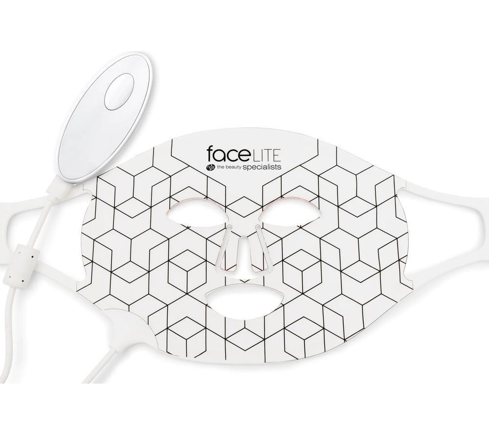 RIO FCLT2 FaceLITE LED Therapy Face Mask, White