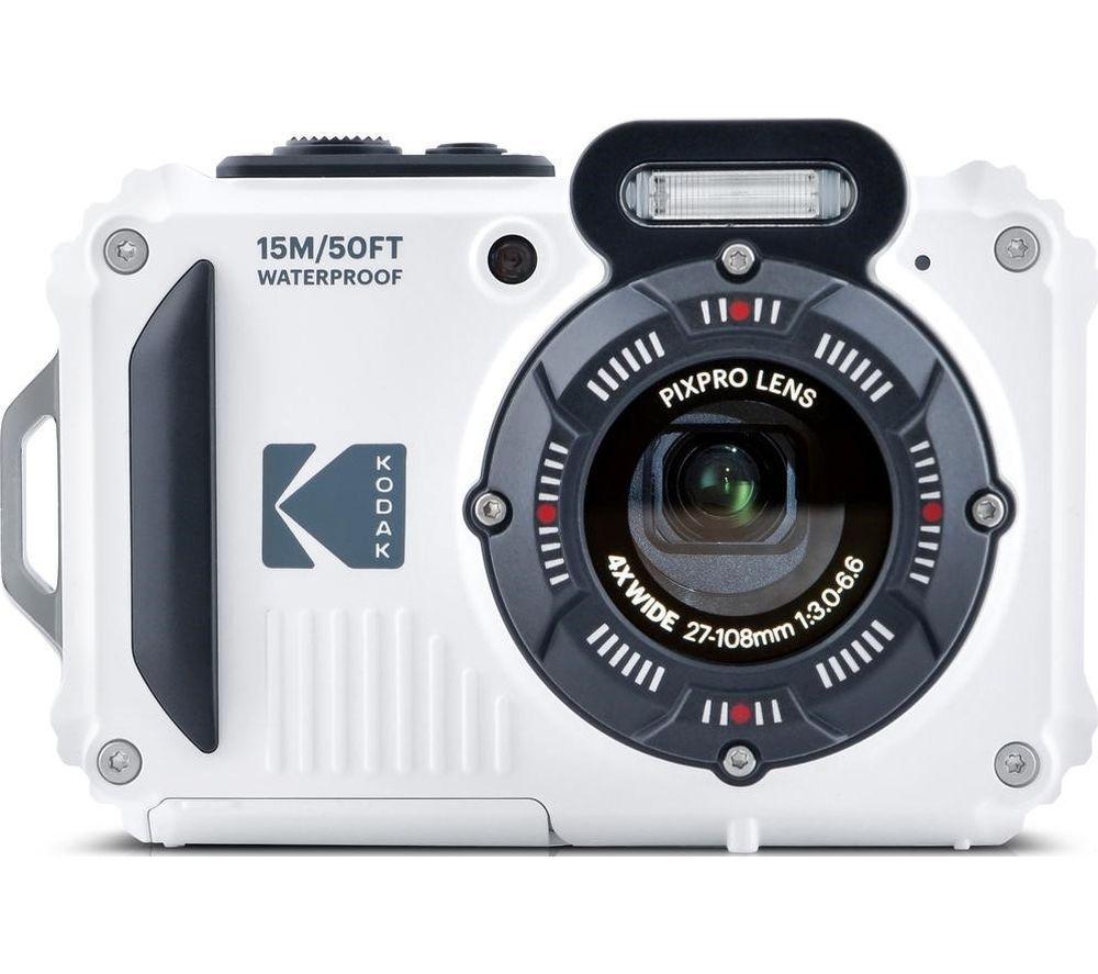 KODAK PixPro WPZ2 Tough Compact Camera - White, Black,White