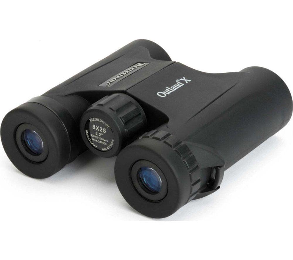 CELESTRON Outland X 8 x 25 mm Roof Prism Binoculars - Black image number 2 of 7