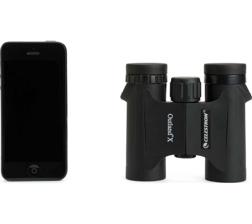 CELESTRON Outland X 8 x 25 mm Roof Prism Binoculars - Black image number 5 of 7