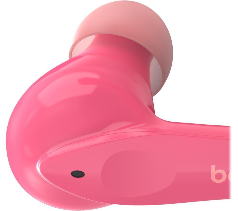 BELKIN SoundForm Nano PAC003BT Wireless Bluetooth Kid's Earbuds - Pink image number 2 of 7