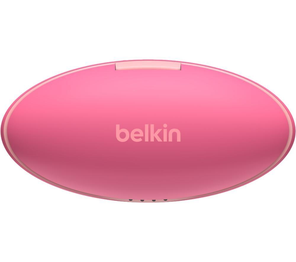 BELKIN SoundForm Nano PAC003BT Wireless Bluetooth Kid's Earbuds - Pink image number 6 of 7