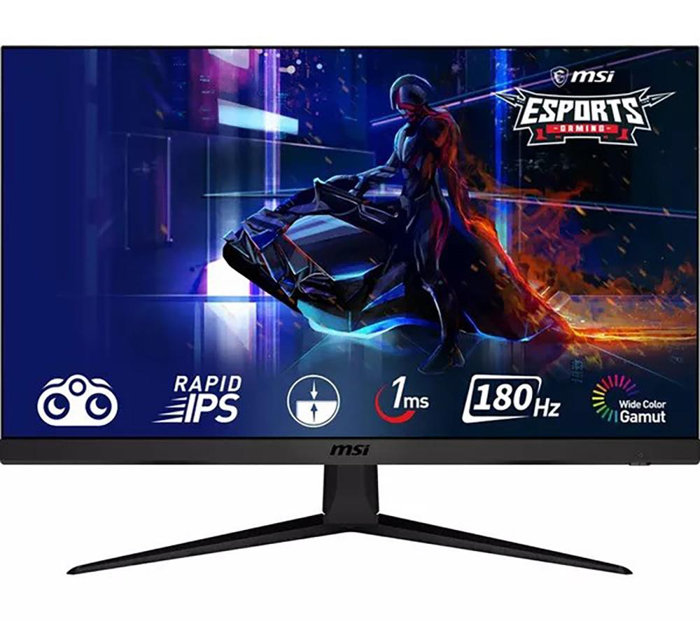 MSI G2712F Full HD 27 IPS LCD Gaming Monitor - Black, Black