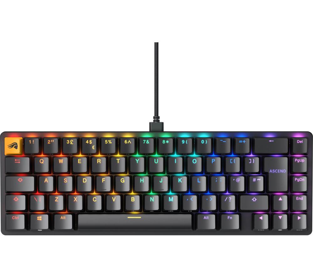 GLORIOUS GMMK 2 Prebuilt 65% Mechanical Gaming Keyboard - Black, Black